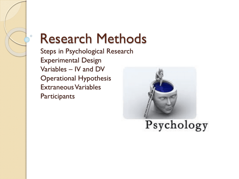 psychological research project ideas