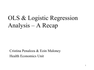 regression? - The Economics Network