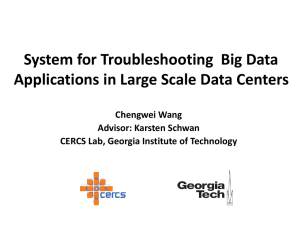 System for Troubleshooting Big Data Applications in Large