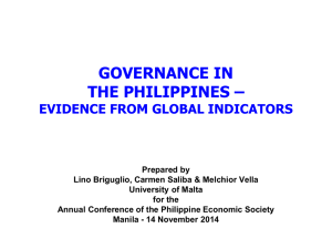 Governance in the Philippines