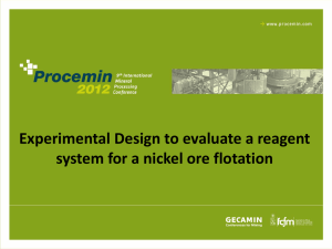 Diapositiva 1 - CETEM - Centro de Tecnologia Mineral