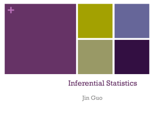 Inferential Statistics