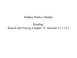 Hidden Markov models