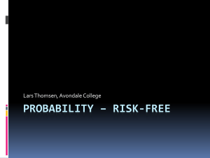 Probability and risk ppt - CensusAtSchool New Zealand