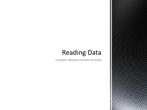 Reading Data
