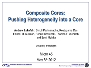 Composite Cores: Fast Switching on Tightly Coupled