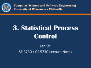 3. Statistical Process Control - University of Wisconsin