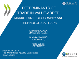 Determinants of Trade in Value Added