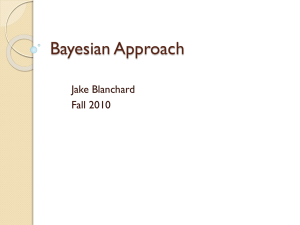 Bayesian Approaches