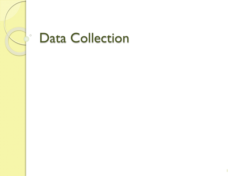 Data Collection - Storage Made Easy