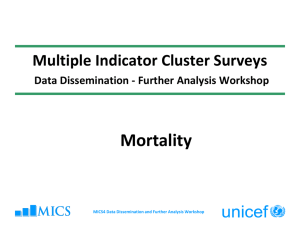 Multiple Indicator Cluster Surveys Data