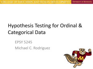 Hypothesis Testing - edmeasurement.net