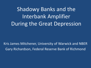 Interbank Deposits and the Collapse of the Commercial Banking