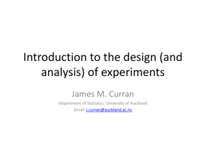 Experimental Design - CensusAtSchool New Zealand