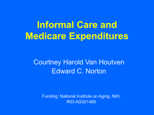 Informal Care and Elderly Health