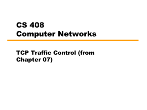 Chapter 7 TCP Traffic Control
