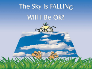 The Sky Is Falling - Tucker Financial Services, Inc