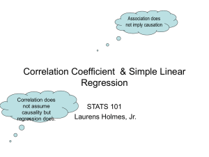 Correlation Analysis