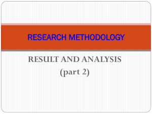 Results and analysis 2