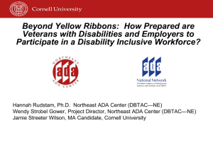 Beyond Yellow Ribbons - Northeast ADA Center