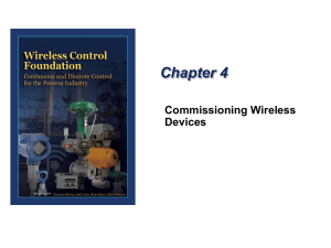 Chapter 4 Commissioning Wireless Devices