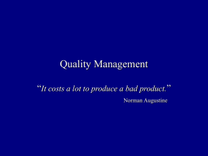 Quality Management . ppt