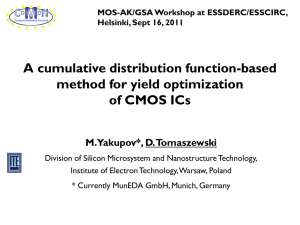 PCM based Statistical Modeling using BPV approach - MOS-AK