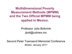 poverty measurement in Mexico - Poverty and Social Exclusion