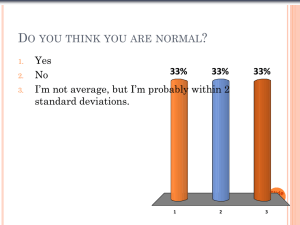 standard deviations from the mean