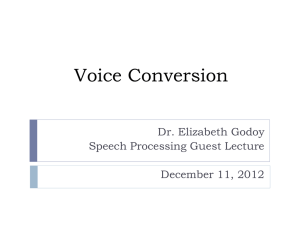 Introduction to Voice Conversion
