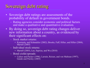 Sovereign Debt Rating and Stock Liquidity around the World