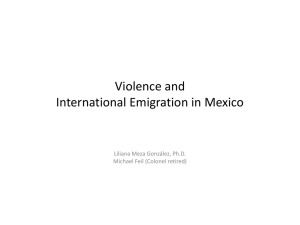 Public Insecurity in Mexico and Emigration to the US