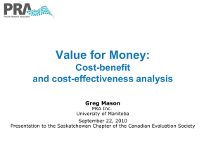 Measuring value for money: a practical guide to