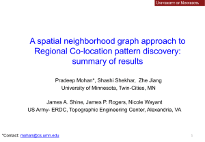 Regional Co-location Patterns - Spatial Database Group