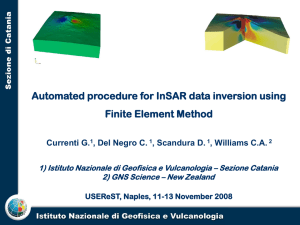 Automated procedure for InSAR data inversion using