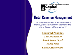 Hotel Revenue Management - the PlanNet Education Series