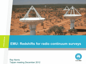 EMU: Redshifts for radio continuum surveys