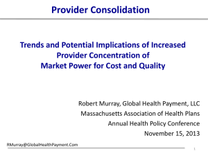 Mr. Murray`s presentation  - Massachusetts Association of