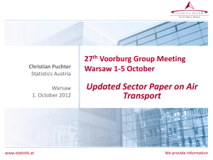 Updated Sector Paper on Air Transport(ppp)