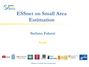 ESSnet on Small Area Estimation - CROS