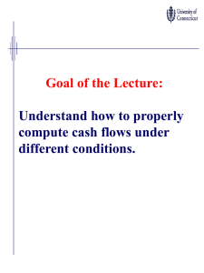 Cash Flow NPV Lecture