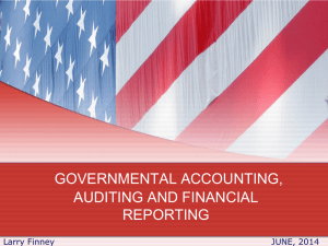 Governmental Accounting, Auditing and Financial