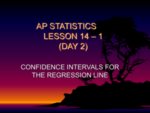 P. STATISTICS LESSON 14 – 1 (DAY 2)