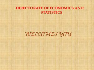 Sri. B G Krishna Murthy DD CNL HO - Directorate of Economics and