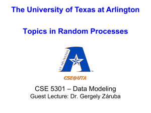 Slides (Dr. Zaruba) - The University of Texas at Arlington