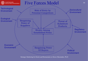 strategic for hotels and restaurants