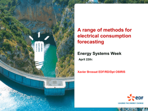 A range of methods for electrical consumption forecasting.