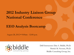 NILG 2012 EEO Analysis Bootcamp_7-6-2012