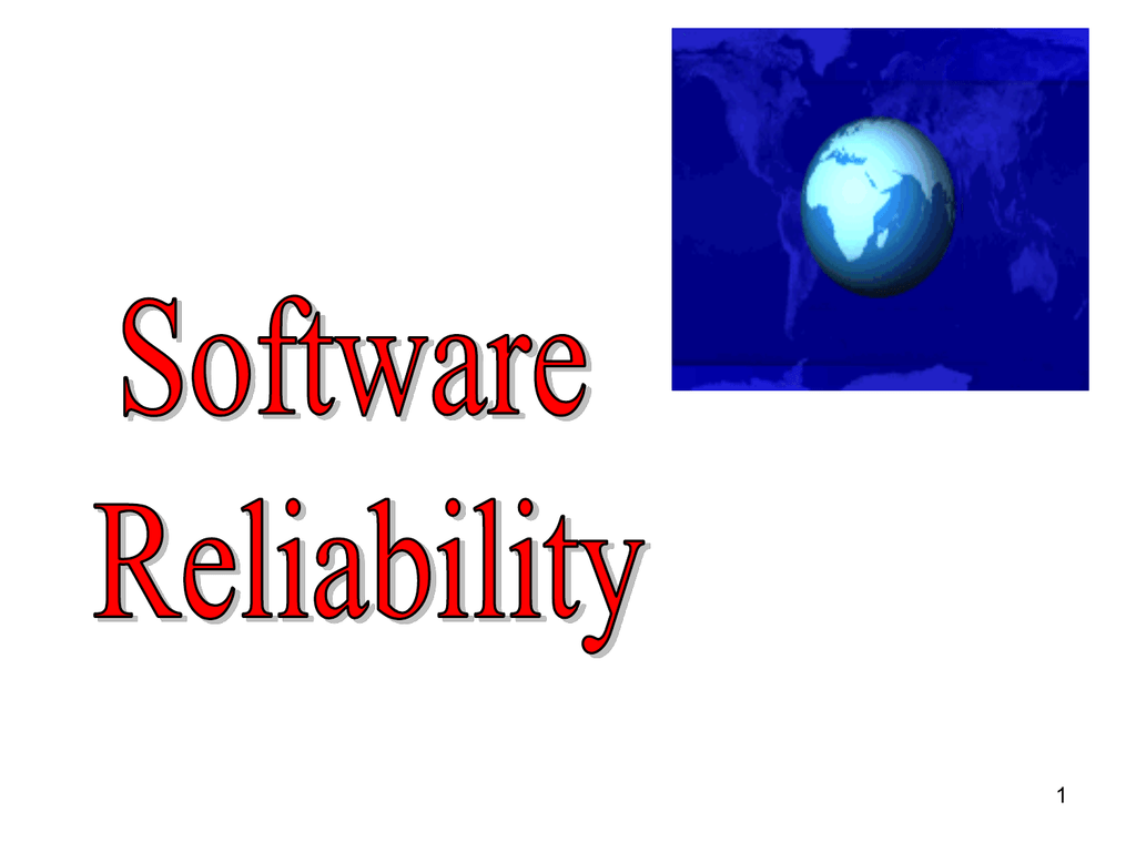 software-reliability