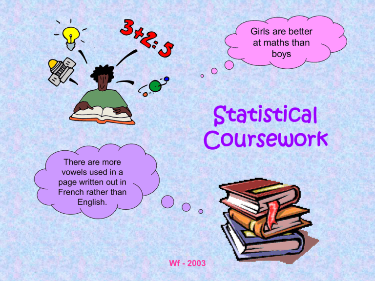 statistics and research methods coursework